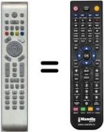 Télécommande équivalente Twfvision HVS54004