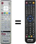 Gleichwertige Fernbedienung Panasonic HVS54992