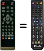 Télécommande équivalente HVS53462