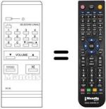 Télécommande équivalente HVS54543