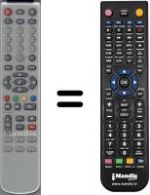 Télécommande équivalente Inverto HVS53432