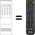 Télécommande équivalente SEC1528