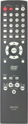 Télécommande d'origine DENON RC-982 (00D9H26000512)