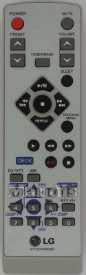 Télécommande d'origine LG 6710CMAM02B Télécommande d'origine LG 6710CMAM02B