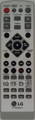 Télécommande d'origine LG 6710CMAR01A Télécommande d'origine LG 6710CMAR01A