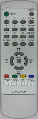 Télécommande pour LG 6910V0230CH Télécommande pour LG 6910V0230CH