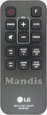 Télécommande d'origine LG AKB74815301 Télécommande d'origine LG AKB74815301