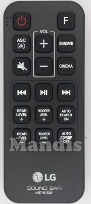 Télécommande d'origine LG AKB74815391 Télécommande d'origine LG AKB74815391