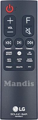 Télécommande d'origine LG AKB75595312 Télécommande d'origine LG AKB75595312