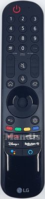 Télécommande d'origine LG MR21GA (AKB76039701)