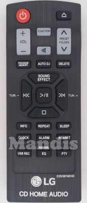 Original remote control LG COV30748165 Original remote control LG COV30748165