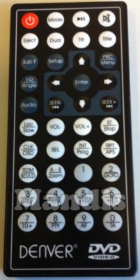 Originalfernbedienung DENVER CAT130