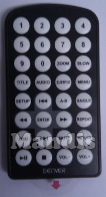 Télécommande d'origine DENVER MTW733TWIN