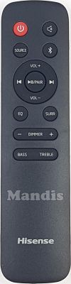 Télécommande d'origine HISENSE EN218A8H
