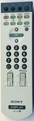 Original remote control SONY RM 334 (147911111) Original remote control SONY RM 334 (147911111)
