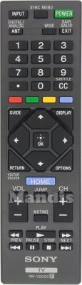 Original remote control SONY RM-YD093 Original remote control SONY RM-YD093