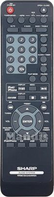 Télécommande d'origine SHARP RRMCGA245AWSA