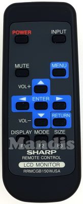 Télécommande d'origine SHARP RRMCGB150WJSA