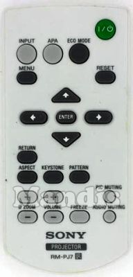 Original remote control SONY RM-PJ7 (148922211) Original remote control SONY RM-PJ7 (148922211)
