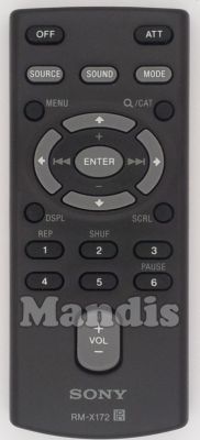 Original remote control SONY RM-X172 (148015024) Original remote control SONY RM-X172 (148015024)
