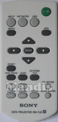 Original remote control SONY RMPJ6 (148717712)