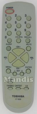 Originalfernbedienung TOSHIBA CT-859 Originalfernbedienung TOSHIBA CT-859