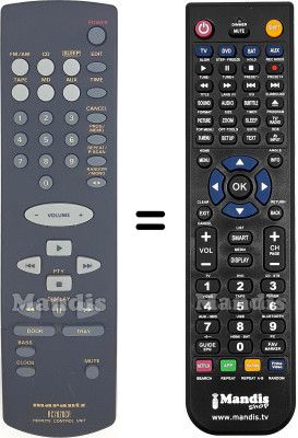 Replacement remote control RC2020CR