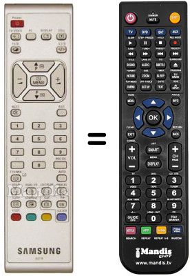 Gleichwertige Fernbedienung Samsung LW 17E24C Gleichwertige Fernbedienung Samsung LW 17E24C