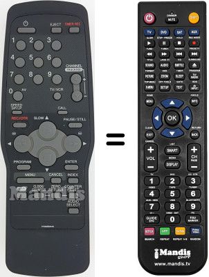 Replacement remote control Sinudyne 07660BM440