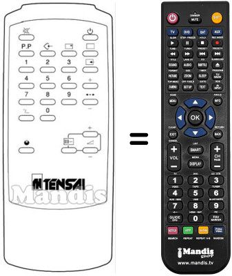 Replacement remote control 105 079