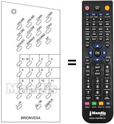 Replacement remote control 660.01.0111