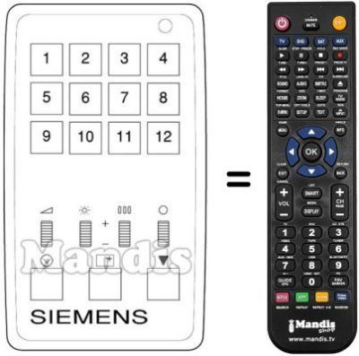 Replacement remote control 742799