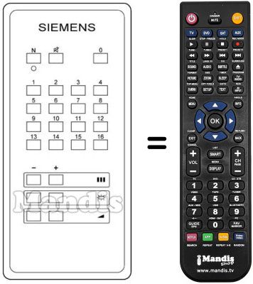 Replacement remote control 750101