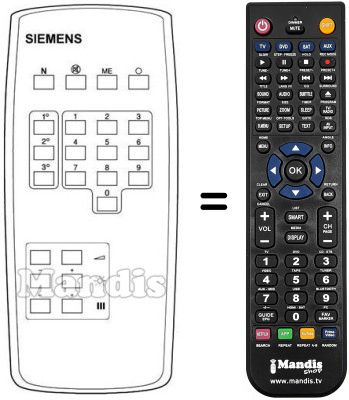 Replacement remote control 751603