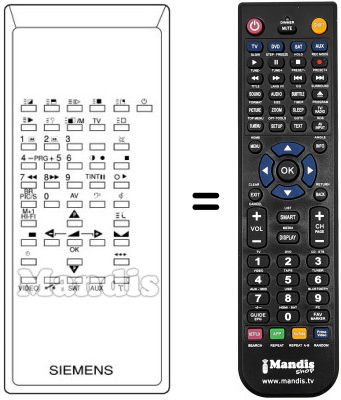 Replacement remote control 757058