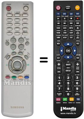 Télécommande équivalente AA59-00357