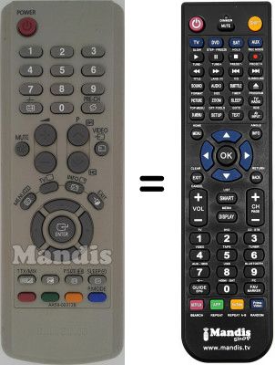 Replacement remote control Samsung CB 15N112 T
