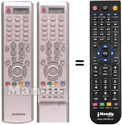 Gleichwertige Fernbedienung Samsung PS-42P3S Gleichwertige Fernbedienung Samsung PS-42P3S