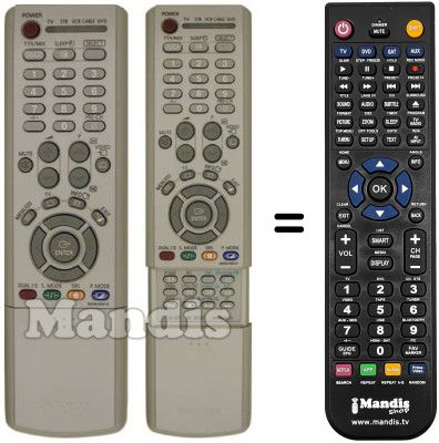 Replacement remote control Samsung PS 42S5H