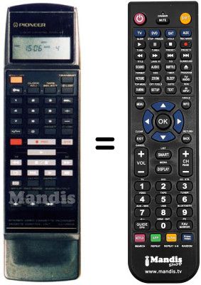 Gleichwertige Fernbedienung CU-VR 014