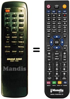 Replacement remote control ESR 700