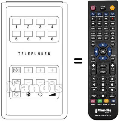Replacement remote control FB 508