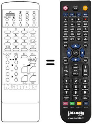 Replacement remote control FT 50 H