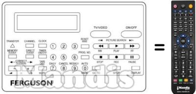 Télécommande équivalente FV 32 L Télécommande équivalente FV 32 L