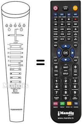 Télécommande équivalente IMC 702 Télécommande équivalente IMC 702