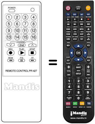 Replacement remote control PR 427