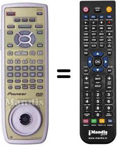 Gleichwertige Fernbedienung CU-DV 025