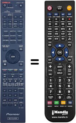 Gleichwertige Fernbedienung RC-2930