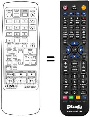 Gleichwertige Fernbedienung RC-TGX1000Z