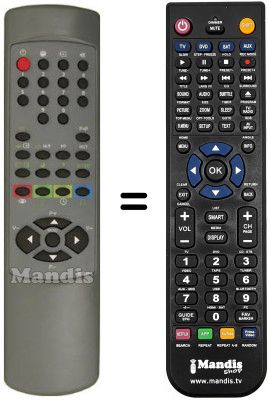 Replacement remote control SCHNEIDER STV 3800